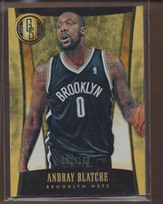 2013-14 Panini Gold Standard Nets Basketball Card #82 Andray Blatche /199