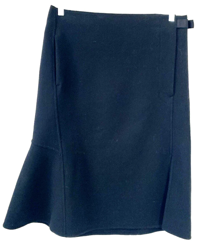 Falda Doble Cara JIL SANDER x UNIQLO +J Mezcla Lana Negra Talla 12 Foto 1 de 4