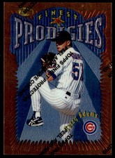 1996 Topps Finest Prodigies Terry Adams Chicago Cubs #212