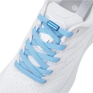 Elastic No Tie Shoelaces for Adults & Kids Shoes - Baby Blue - Picture 1 of 4