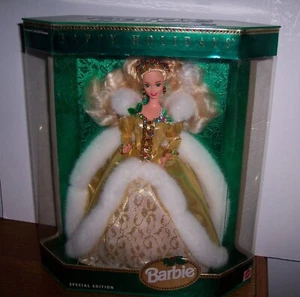 Vintage Barbie 1994 Happy Holidays Doll Special Edition Mattel In Box - Picture 1 of 3