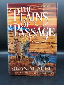 The Plains of Passage by Jean M. Auel Hardcover Dust Jacket 1st Edition - Picture 1 of 3