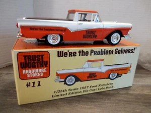 Ford Ranchero 1957 Diecast Coin Bank mit Schlüssel #11 Limited Edition Maßstab 1:25  - Bild 1 von 12