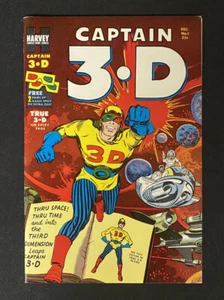 Cómic artístico Captain 3-D #1 de alta calidad de Harvey Kirby Ditko 1953 - Imagen 1 de 3