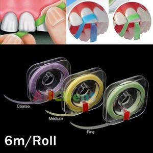 6m/Roll Dental Polishing Strips Polyester Film Finishing Strip Grinding Sanding - Picture 1 of 7
