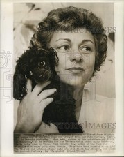 1963 Press Photo Lillian Roth, American actress, at her divorce trial in Arizona
