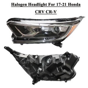Headlight Set For 2017 2018 2019 2020 2021 Honda CR-V CRV Left Driver Side 1Pc - Picture 1 of 14