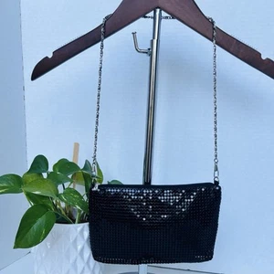 Bijoux Terner Evening Bag Metal Mesh Black - Picture 1 of 6
