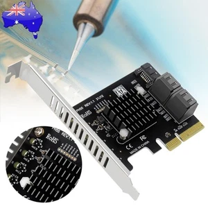 PCIe SATA Card Jmb585 Chip PCI-E To SATA Expansion Card for Windows/Linux/ OS - Afbeelding 1 van 18