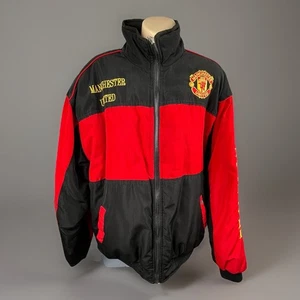 Manchester United Soccer Racing Jacket Large - Vodafone Sponsor 2000-2006 ERA - Picture 1 of 9