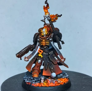 IN STOCK Primaris Chaplain Legion of Damned painted figure Warhammer 40k | Art - Picture 1 of 10