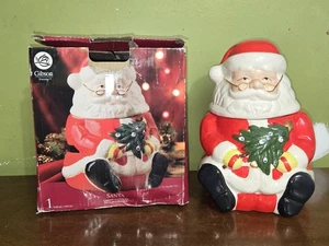 GIBSON EVERYDAY SANTA CLAUS COOKIE JAR - Picture 1 of 8