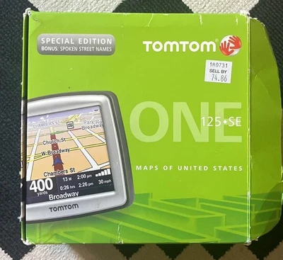 TomTom ONE 125-SE GPS Unit Special Edition Bonus: Spoken Street Names G7 - Image 1 of 3