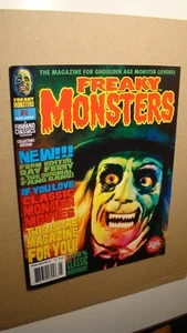FREAKY MONSTERS 1 *VF/NM 9.0* FAMOUS MONSTERS DRACULA WEREWOLF MUMMY FRANKEN - Picture 1 of 3