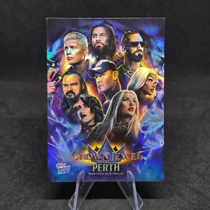 2025 Topps NOW WWE CROWN JEWEL Perth Rainbow Foil #CRJP-SP - Bild 1 von 2