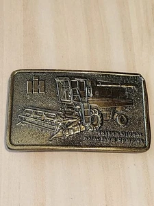 Vintage 1978~BTS~NL Shaffer Oil Company~1982 Safety Award~Gürtelschnalle~massives Messing - Bild 1 von 7