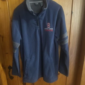 2004 World Series Champions Boston Red Sox 1/4 Zip Heavy Fleece Pullover Size M - Picture 1 of 11