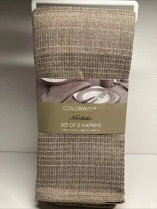 New Noritake Colorwave Collection Set Of 2 Napkins 19 In X 19 In Clay - Picture 1 of 6