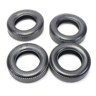 1965 Corvette Sting Ray Vintage 1975 Monogram 1:8 Model Kit Parts Lot Tires Set - Image 1 of 4