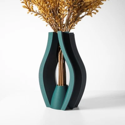 Blumenvase Tischvase Dekovase Trockenblumen Vase 5 Größen 10 Farben Modern 111 - Bild 1 von 4