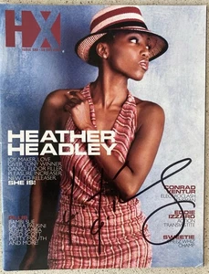 Heather Headley Signed HX Magazine October 2002 NYC Gay Interest Broadway Aida - Picture 1 of 5