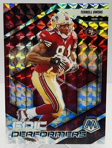 2025 Mosaic Football Terrell Owens Silver Reactive Prizm Epic Performers 49ers - Bild 1 von 2