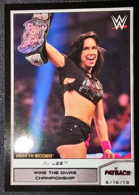 AJ Lee #15 WWE Topps 2014 Wrestlemania - Image 1 of 2