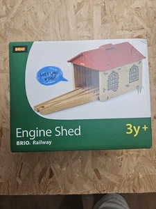 Brio Engine Shed 33374 2006 Wooden Trains New Boxed - Picture 1 of 4