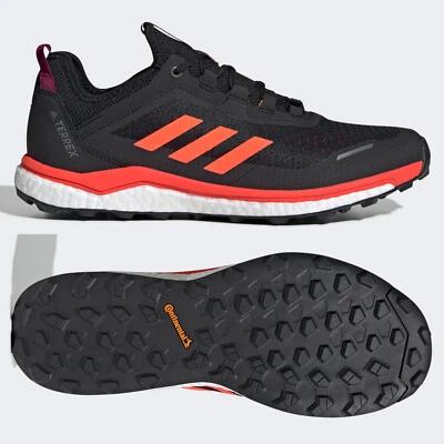 Adidas Terrex Agravic Flow Hombres Trail Running Zapatos Caminar Entrenadores Negros