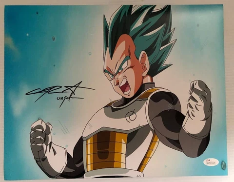 Chris Sabat Signed Autographed 11x14  Photo Dragon Ball Z Vegeta JSA COA 13 Cover