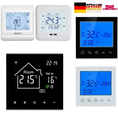 WIFI Digitales Thermostat für elektrische oder wassergeführte Fußbodenheizung - Bild 1 von 4