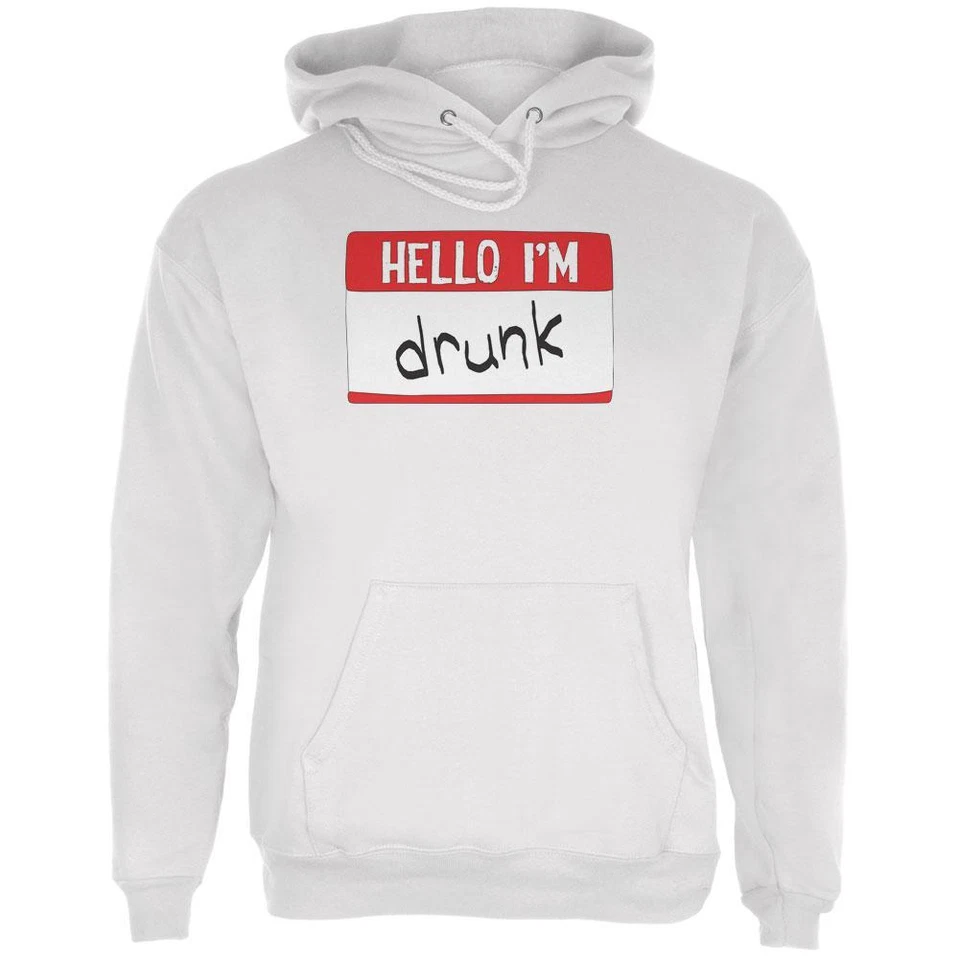 Sudadera con capucha Halloween Hello I'm Drunk para hombre Foto 1 de 1