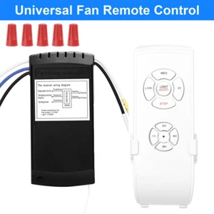 Wireless 15M Timing Remote Control Receiver Universal Ceiling Fan Lamp Light Kit - Picture 1 of 16