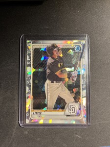 2020 BOWMAN CHROME GRANT LITTLE ICE REFRACTOR San Diego Padres