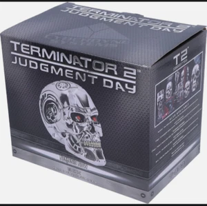 Terminator 2 Judgement Day T-800 Polyresin Skull Box by Nemesis Now - Picture 1 of 4