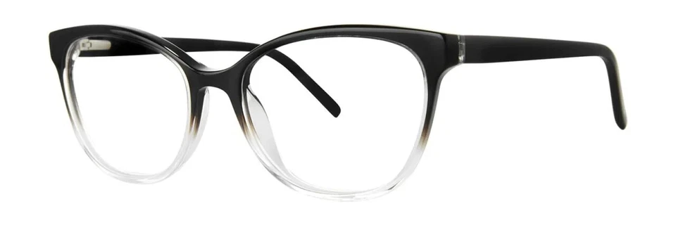 Vera Wang V701 BK Black Ombre Plastic Cat Eye Eyeglasses Frame 52-17-135 - Image 1 of 1