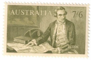 Estampilla Australia 1964 7/6 Captain Cook SG 357 MUH - Imagen 1 de 1