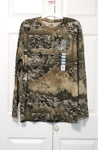 REALTREE EXCAPE Men's Long Sleeve Camo T-Shirt/Scent Control, Size L(42-44) NWT - Picture 1 of 9