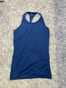 Athleta Womens Size XS Blue Racerback Lightweight Exercise Workout Tank Top - Picture 1 of 9