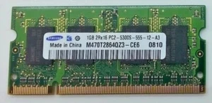 Samsung 1 GB, PC2-5300S-555-12-E3 RAM Module - Picture 1 of 1