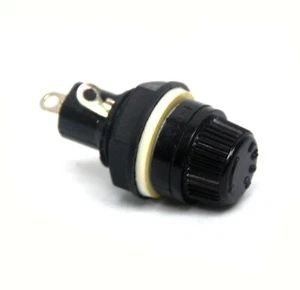 5 Stück 5x20 mm FH003 Bakelit Sicherungshalter AC250V 6A EDK Japan - Bild 1 von 6