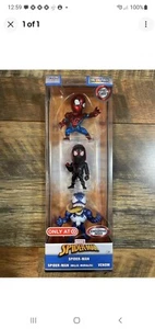 Jada Marvel Metalfigs Spider-Man, Miles Morales Venom Target 3 pack Die-Cast - Picture 1 of 4