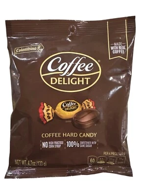 Colombina Coffee Delight Hard Candy 4.7 Oz Sugar Cane Made With Real Coffee - Image 1 of 2