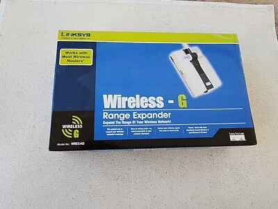 Cisco/Linksys WRE54G Wireless-G Range Extender - 2.4 GHz - 802.11g - Brand New - Image 1 of 4