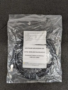 Neu, Amphenol, MP-6ARJ45SNNK-005, KABEL MOD 8P8C STECKER ZU STECKER 5' - Bild 1 von 4