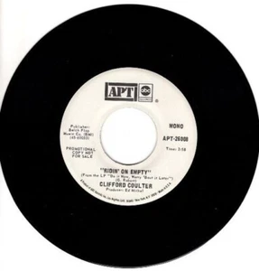 Clifford Coulter – Ridin' On Empty Mono / Stereo 7" 45 Promotional Single - Picture 1 of 24