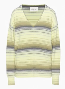Aritzia Wilfred Free Pullover XL Hush Knit V-Neck Academia Cabincore Cottagecore - Bild 1 von 24