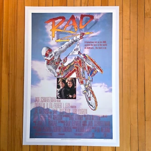 RAD (1986) Original 1SH 27x41 Filmplakat BMX - Leinenrücken - Bild 1 von 6