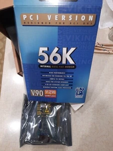 Viking Components Internal 56K Data/Fax PCI Modem V.90 Brand New Open Box - Picture 1 of 6