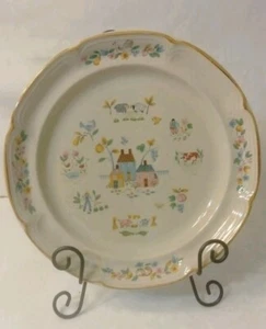 INTERNATIONAL TABLEWORKS HEARTLAND STONEWARE #7774 - 12 3/4" ROUND PLATTER - Picture 1 of 6